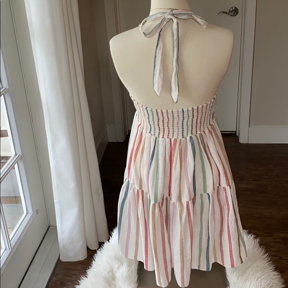 American eagle striped halter dress - Picture 3 of 5